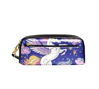 Trousse À Crayons Licorne avec des Nuages Et des Étoiles Trousse De Crayon Facile À Nettoyer Trousse Grande Capacité Trousse Scolaire pour Adolescent Garçon Étudiants