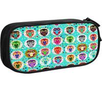 Trousse À Crayons Lots Of Dots Owls, Grande Capacité Grande Pochette Porte-Stylo