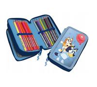 Trousse à crayons - Maaleo - Pliable - Zippée - Pour enfants Bluey And Bingo