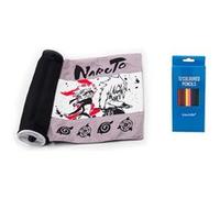 Trousse à crayons Manga Scroll avec 12 Goserda stylos de couleur - Naruto #01 G
