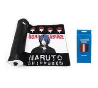 Trousse à crayons Manga Scroll avec 12 Goserda stylos de couleur - Naruto #09