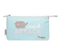 Trousse à Crayons / Maquillage Collection Foodie 3 Compartiments Pusheen Bleu Bleu G