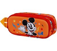 Trousse à crayons Mickey Mouse 3D 2 poches - Whisper