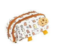 Trousse À Crayons Mignonne - Étuis À Crayons Mignons | Étui À Crayons Capybara | Trousse À Crayons Pour Étudiants De Grande Capacité | Sac À Cosmétiques De Voyage Capybara Avec Fermeture Éclair, Conte