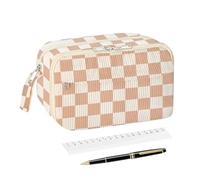 Trousse À Crayons Mignonne Grande Capacité Divisée Toucher Doux Crayon | Trousse Pour L'École Pour École Étudiant Enseignant Artiste Bureau Voyageur Journal Cours D'Art Réunion