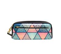 Trousse À Crayons Modèle De Mandalas Triangulaires Papeterie Organisateur Robuste Trousse Scolaire Anti-Salissant Trousse De Crayon pour Adolescent Garçons Étudiants