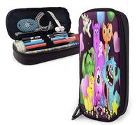 Trousse À Crayons Monster University Avec Fermeture Éclair - Organiseur De Pièces De Monnaie, Maquillage - Pour Femmes, Adolescents, Filles, Garçons Et Enfants