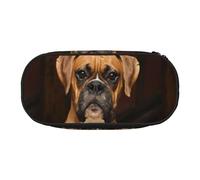 Trousse à Crayons Motif Chien Boxer, Petite, Grande capacité, Organiseur de Papeterie de Bureau