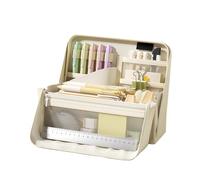 Trousse à crayons multi-compartiments - Système de rangement de grande poche sur pied étanche pour marqueurs, papeterie | Collège école, salle de ureau, étude, dortoir, adolescent étudiant