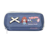 Trousse à crayons Nakano Miku Anime Nakano Ichika - Grande capacité - Imprimé 3D - Style manga - Sac de rangement pour étudiants filles et garçons, Type 5, Trousse de beauté
