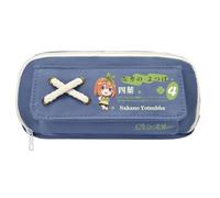 Trousse à crayons Nakano Miku Anime Nakano Ichika - Grande capacité - Imprimé 3D - Style manga - Sac de rangement pour étudiants filles et garçons, Type 4, Trousse de beauté