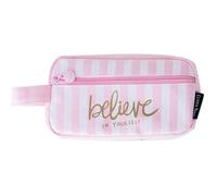 NOVAGO-Trousse Scolaire et Multi-Usage, Petite Pochette Maquillage (Rose 1)