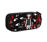 Trousse à crayons Om-Ori avec fermeture éclair, grande capacité, boîte de rangement pour stylos, papeterie, sac de rangement pour maquillage, pochette de bureau, fournitures de papeterie scolaire pour