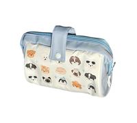 Trousse à Crayons, Organisateur avec Fermeture éclair, 22 x 12 x 10 cm, Design élégant et Rangement sécurisé, Support de Papeterie pour règle, pour Journal, déplacement, Voyage, Peinture, Travail