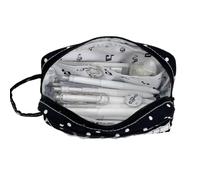 Trousse à crayons - organiseur de papeterie esthétique rétro | Design esthétique rétro, rangement spacieux pour stylos, porte-papeterie organisé, fermeture éclair sécurisée