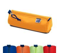 Trousse à crayons - OXFORD - Grande taille - Polyester durable - Zippée - Orange