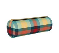 Trousse à crayons, papeterie, maquillage, espèces, pièces de monnaie, Plaid Buffalo coloré 4, Taille unique, Organiseur de sac