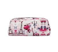 Trousse à crayons Paris Tour Eiffel France Trousse à crayons Trousse de rangement de bureau Sac de rangement quotidien, Argenté., Taille unique, Organiseur de sac