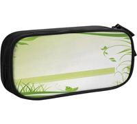 Trousse À Crayons Pastel Flower Curls Ornate Gerbera, Grande Capacité Grande Pochette Porte-Stylo