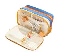 Trousse À Crayons Poche,Pochette de Rangement Grande Capacité pour Fournitures Scolaires | Organisateur de Bureau pour Stylos Marqueurs Règle Gomme Notes Autocollants Élèves Étudiants Enseignants