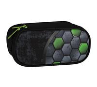 Trousse à Crayons Pochette Zippée à Compartiments Football pour Garçon