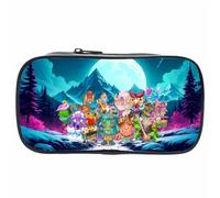 Trousse à crayons portable pour enfants Motif monstres chantant des monstres de dessin animé, C, L24*W7*H11cm / 9.4*2.7*4.3inch, Classique