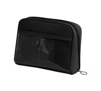 Trousse à crayons pour filles, trousse à crayons de dessin animé, grande trousse pour stylos avec 12 compartiments, étui robuste et élégant, sac à crayon, sac multifonction, noir, Consulte la