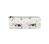 Trousse à crayons pour l'école - Trousse de maquillage - Motif vache couronnée dans la prairie
