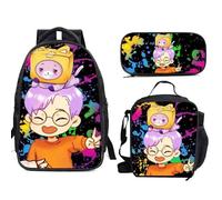 Trousse à crayons pour salle de bain T LankyBox,sac à lunch pour enfants,freins,clérose ant,élèves du primaire et du secondaire