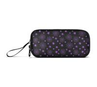 Trousse à crayons pourpre bien organisée pour adolescentes | Trousse à marqueurs avec poches intérieures solides, sans désordre pour l'école, 2 L, 22 x 9 x 11 cm, 155,9 g