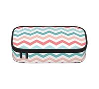 Trousse à crayons Rainbow Strips, grande capacité, pochette à crayons, pochette de papeterie durable avec fermeture éclair, bureau, collège, grand rangement pour adolescents garçons filles étudiants