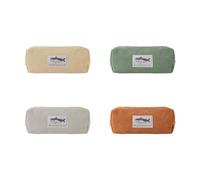 Trousse À Crayons Requin En Velours Côtelé 4 Pièces | Sac À Stylos À Broder Requin | Pochette De Papeterie Grande Capacité Shark | Sac De Rangement Polyvalent Pour Stylos, Mignon Et Spacieux | Pochett