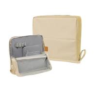 Trousse à crayons | Sac de papeterie multi-compartiments | Rangement en tissu Oxford imperméable | Organiseur léger de maquillage et de fournitures artistiques 22 x 22 x 6 cm pour l'école et les