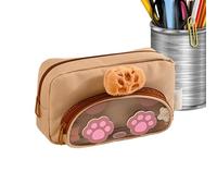 Trousse à Crayons - Sac de Rangement pour Crayons - Organiseur de Papeterie avec Fermeture éclair - Grande capacité - pour, étudiants, Femmes, Hommes, Kaki, Voir Description, Voir Description