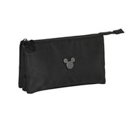Trousse à crayons - SAFTA - Mickey Mouse Premium - Triple - Noir et Multicolore Noir