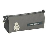 Trousse À Crayons - Safta - Real Madrid - Fermeture Éclair - Compartiment - Confortable Pour Enfants
