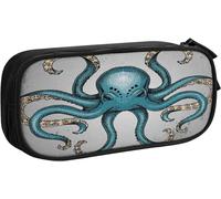 Trousse À Crayons Santa Stop Here I've Been, Grande Capacité Grande Pochette Porte-Stylo