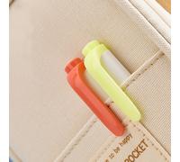 Trousse à Crayons Scolaire De Grande Capacité, Pochette De Rangement à Fermeture éClair Pour Papeterie, Pochette De Rangement Multicouche Pour Bureau