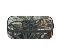 Trousse à crayons Sea Monster Kraken - Imprimé pieuvre - Grande capacité - Pour fournitures scolaires et de bureau, Noir , Taille unique, Trousse de maquillage