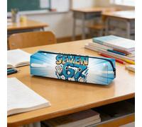 Trousse à crayons SEVEN 67 Anime , Pochette zippée grande capacité , Fournitures scolaires Polyester