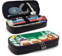 Trousse À Crayons South Park Snow En Cuir De Grande Capacité, Sac De Rangement Multifonction Avec Fermeture Éclair, Sac De Papeterie Pour Étudiant, Bureau, Cadeau
