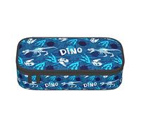 Trousse à crayons spéciale squelette de dinosaure pour filles garçons, grande trousse à crayons grande capacité, pochette à crayons pour étudiants papeterie avec fermeture éclair pour le travail de