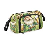 Trousse à crayons St Jolly Leprechaun de grande capacité avec fente pour adultes et étudiants