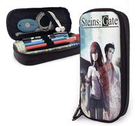 Trousse À Crayons Steins Gate - Grande Capacité - Avec Plusieurs Compartiments - Pour Garçons Et Filles