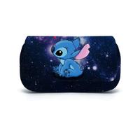 Trousse à Crayons Stitch,Grande Capacité, Sac de Papeterie de Bureau Portable, Étui à Crayons pour Étudiants Garçon ou Fille 01