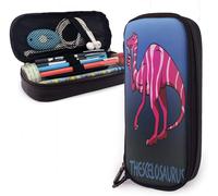 Trousse À Crayons Style Britannique Noir Et Brun Clair Avec Amplificateur Pour Étudiants, Bureau, Collège, École