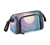 Trousse à crayons Sun Moon de grande capacité légère pour adultes et adolescents