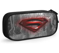 Trousse À Crayons Superman - Trousse De Maquillage Multifonction - Pour Fille - Pour L'école Ou Le Bureau