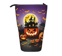 Trousse à crayons télescopique avec imprimé Happy Halloween-Day-Trick-Or-Treat - Trousse de rangement, Noir , Taille unique