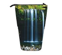 Trousse à crayons télescopique avec motif chien mignon - Trousse de maquillage portable pour adolescentes, filles et adultes, Peinture cascade, Pencil Telescopic, Trousse de beauté